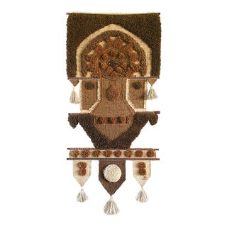 1970s Don Freedman Fiber Art Wall Hanging For Sale