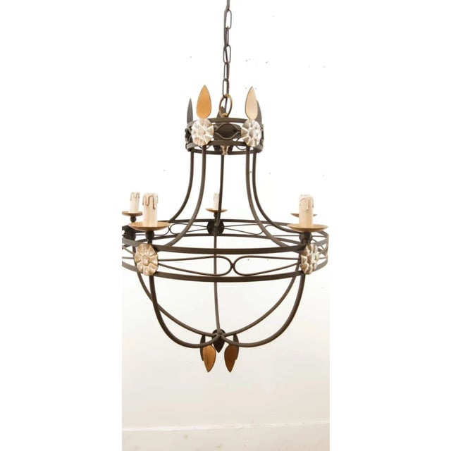 Medieval Wrought Iron Chandelier For Sale - Image 15 of 17