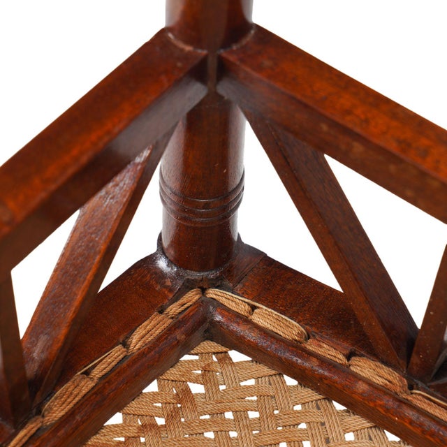 Double Thebes Stool by Liberty of London, C. 1870-1900 For Sale - Image 9 of 9