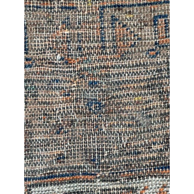 Textile Antique Distressed Shiraz Rug, 1890s For Sale - Image 7 of 18