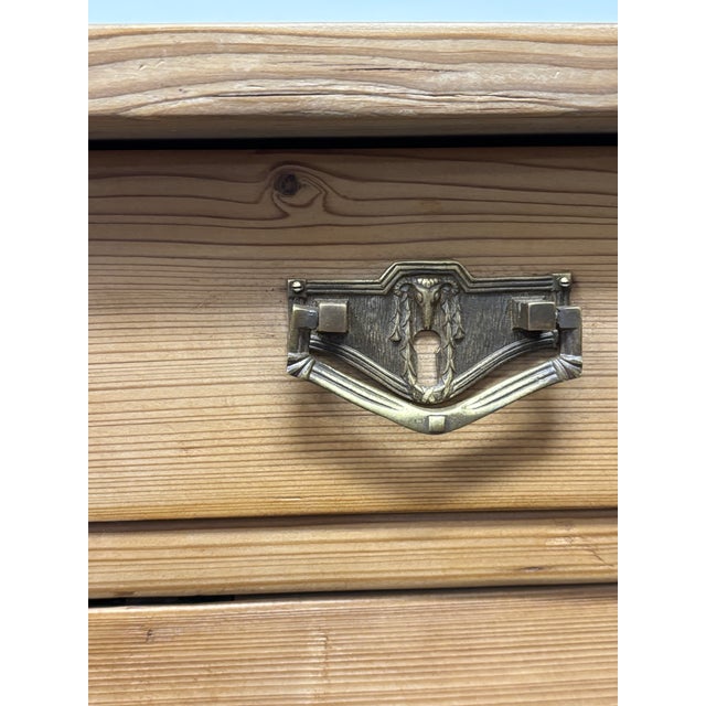 Wood Antique European Pine Nightstands For Sale - Image 7 of 11