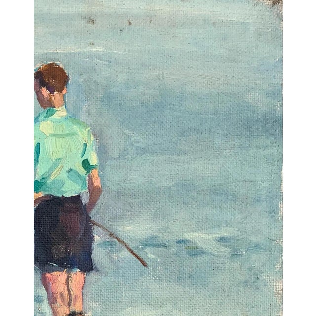Realism Soviet Children Portrait, Oil Painting, Ukrainian Artist, 1961 38-29 For Sale - Image 3 of 6