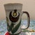 Bitossi 1960s Mid-Century Modern Hand-Painted Ceramic Stoneware Mug With Abstract Floral Motif For Sale - Image 4 of 9