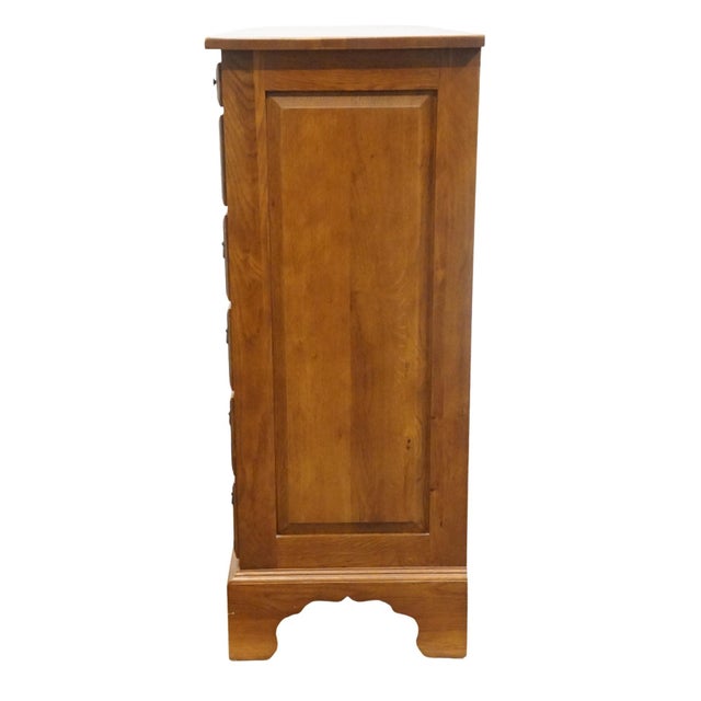 Keller Furniture Solid Cherry Early American Colonial Revival 52" Master Chest 2680-90 For Sale - Image 11 of 15