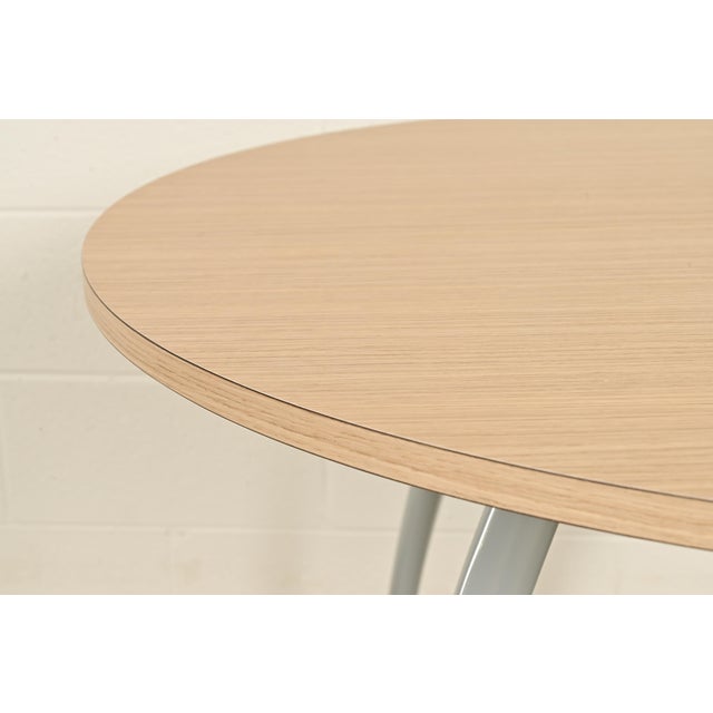 Herman Miller Style Modern Spider Leg Round Dining Table or Game Table For Sale In South Bend - Image 6 of 10