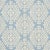 Sample - Schumacher Omar Embroidery Fabric in Sky For Sale