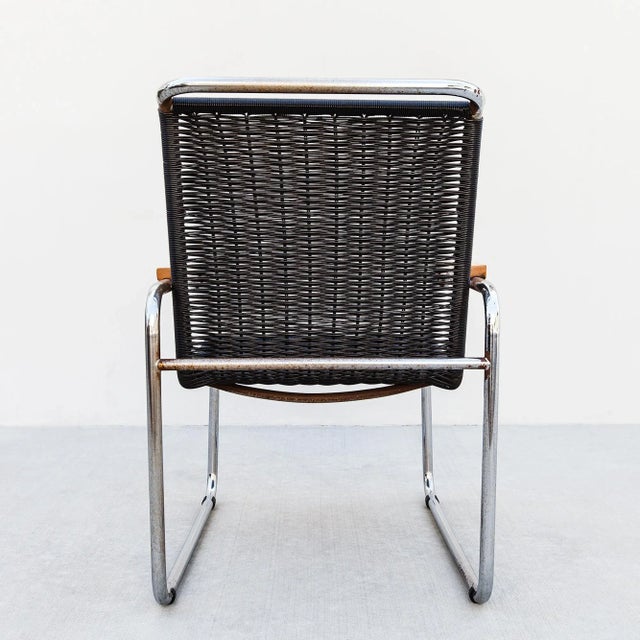 Wood Vintage S35 Cantilevered Lounge Chair Attributed to Marcel Breuer For Sale - Image 7 of 12
