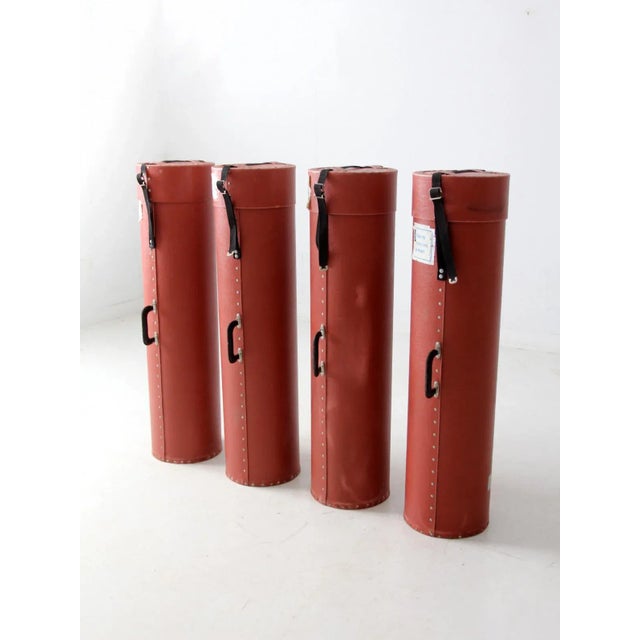 Vintage Industrial Transport Cases Set of 4 For Sale - Image 12 of 17
