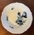 Small Antique 19th Century Blue and White Meissen Porcelain Pin Dish Decorated With Flowers and Insects For Sale - Image 9 of 12