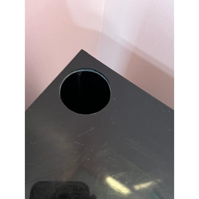 1970 Acrylic Black Pedestal