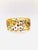 Bochic “Capri” Vintage Natural Multi Sapphire Cuff Set In 18K Gold & Silver For Sale - Image 9 of 11
