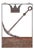 British Crown & Anchor Iron Hanging Tavern or Pub Sign For Sale