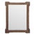 Mid 20th Century Marquetry Wood Inlaid Mirror Frame For Sale