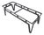 1950s Walter Lamb for Pacific Iron Architectural Coffee Table Frame, Attributed For Sale