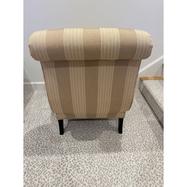 Wood 1990s Barbara Barry for Baker Slipper Chairs, a Pair For Sale - Image 7 of 9