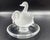 White Deux Cygnes Ring Plate from Lalique, 1960s For Sale - Image 8 of 12