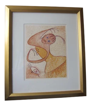 Max Ernst Hommage San Lazzaro Lithograph 1975 Framed