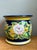Mid 20th Century Hand Italian Painted Floral Ceramic Planter For Sale - Image 4 of 12