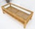 Rectangle Rattan cane shelf glass top Mid-Century Modern coffee table mint!.