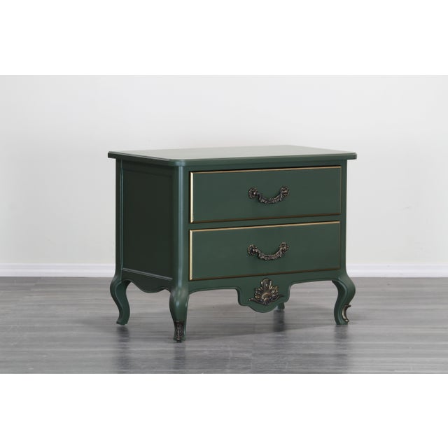 Mid Century Green Nightstands, a Pair Chairish