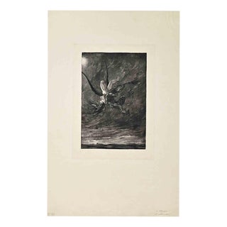 Félicien Rops, The Abduction, 1882, Etching For Sale