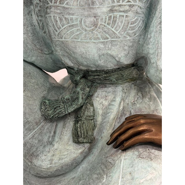 Victor Gutierrez Bronze "Mujer Sentada" Artist Proof Sculpture, 1989 For Sale - Image 12 of 18