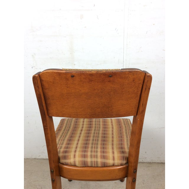 Mid Century Modern Side Chair With Cane Accent by Heywood Wakefield For Sale - Image 10 of 14