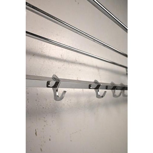 Chromed Wall Coat Rack For Sale - Image 6 of 9