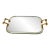 Large Mid 20th Century Italian Glass Mirrored Tray For Sale
