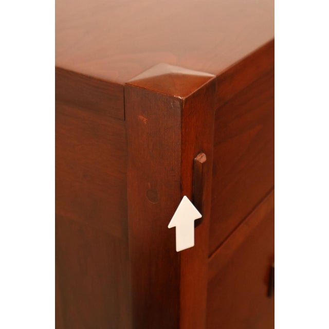 Stickley Mission Collection Cherry Seven Drawer Low Dresser For Sale - Image 15 of 18