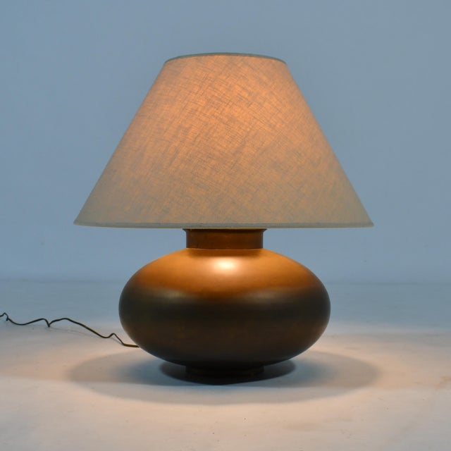 Hollywood Regency Mid 20th Century Hollywood Regency Brass Table Lamp For Sale - Image 3 of 8