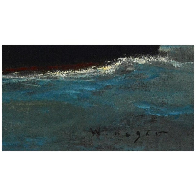 Impressionist Dark Waters Ahead, Seth Winegar For Sale - Image 3 of 5