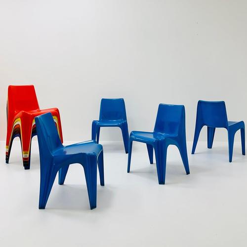 Space Age Blue BA1171 Chairs by Helmut Bätzner for Bofinger, Germany, 1970s For Sale - Image 11 of 11