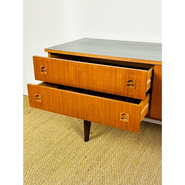 Wood Scandinavian Sideboard in Teak, 1960 For Sale - Image 7 of 18