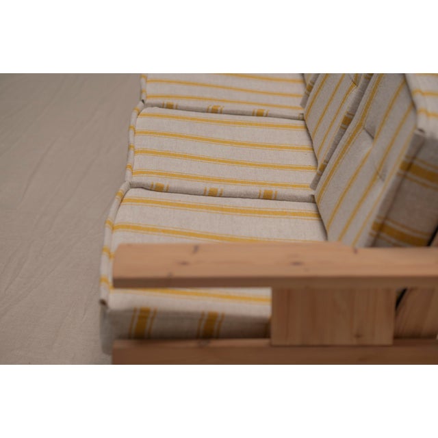 Mid-Century Modern Sofa in Pine, 1960s For Sale - Image 10 of 18