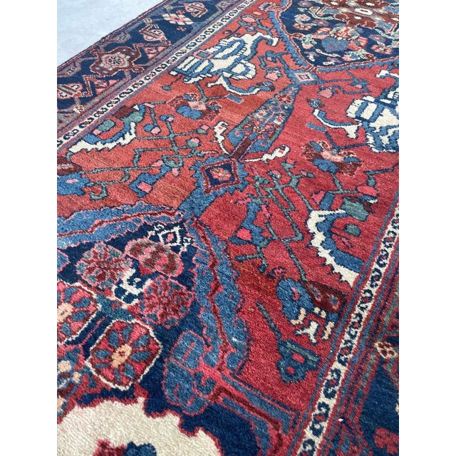 Antique Persian Malayer Over-sized Extra Long Beautiful Cypress Tree Runner Rug 3.4 x 17 For Sale - Image 17 of 17