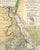 1883 antique map of the Nile District in Northern Africa. Combined shipping available, please inquire.