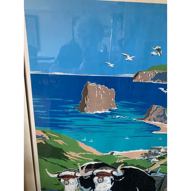 Mid 20th Century Original Silkscreen Poster Furness Cruises to the Northland Hand Signed by Artist Adolph Treidler For Sale - Image 5 of 12