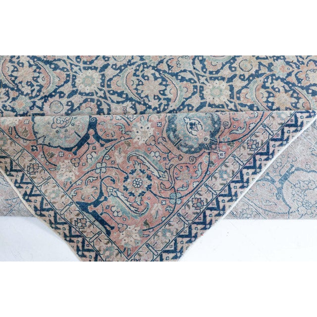 Antique Persian Tabriz Rug For Sale - Image 4 of 10