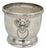 Mid 20th Century Poole English Regency Silver Plated Lion Head Champagne Chiller Ice Bucket For Sale