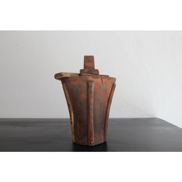Early 20th Century Wooden Casting Pattern Object with Original Patina, 1890s For Sale - Image 12 of 16