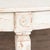 White Large Round White Swedish Gustavian Style Dining Table, Reproduction For Sale - Image 8 of 15
