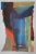 1990s Vintage 1990 Gordon Richardson Abstract Pencil Signed Memorial Art Poster 34" For Sale - Image 5 of 9