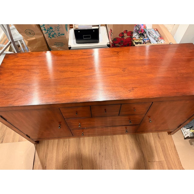 Wood Mitchell Gold + Bob Williams Sideboard / Credenza – 60" – Solid Wood For Sale - Image 7 of 8