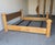 Brown Coastal Reeded Bamboo Wicker Rattan Bed - King Size For Sale - Image 8 of 11
