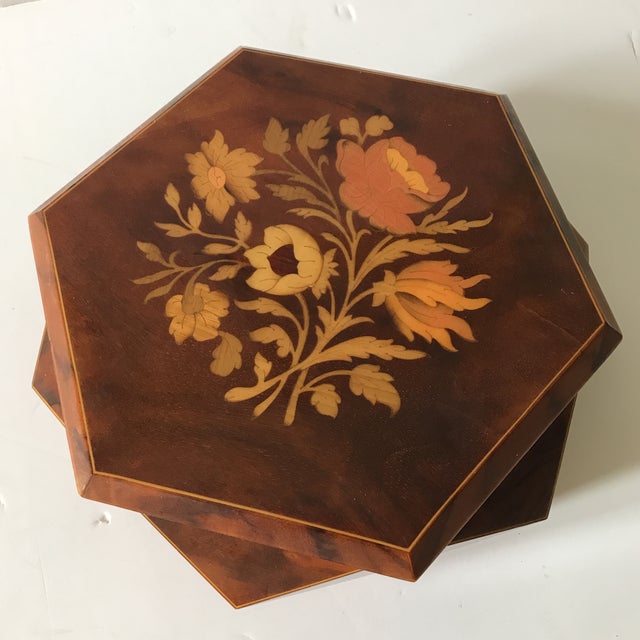 Reuge Sorrento Wood Jewelry Box Chairish