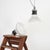 Antique Reclaimed Glass Pendant Light from Holophane, 1950s For Sale - Image 9 of 9