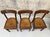 1950s French Bistro Chairs, 1950s, Set of 3 For Sale - Image 5 of 11