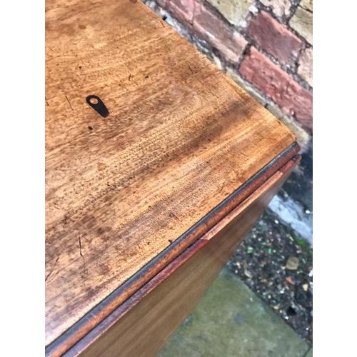 Regency Sofa Table in Cuban Mahogany with Inlay For Sale - Image 10 of 14