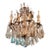 19th Century French Louis XV Bronze and Crystal Chandelier For Sale